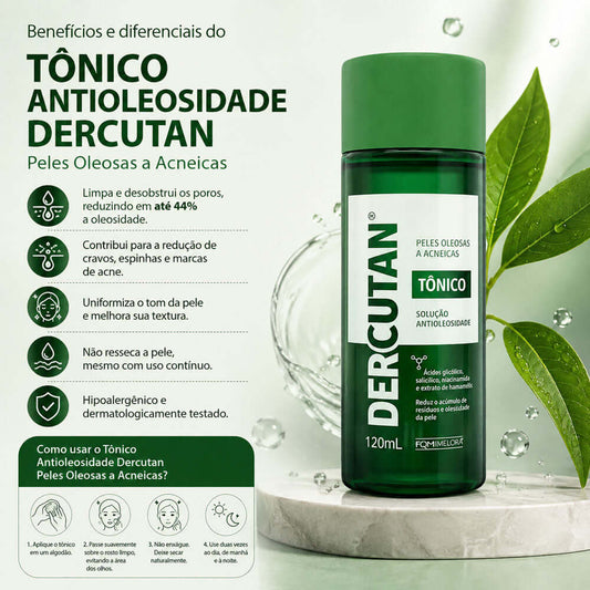 Embalagem do Tônico Facial Dercutan