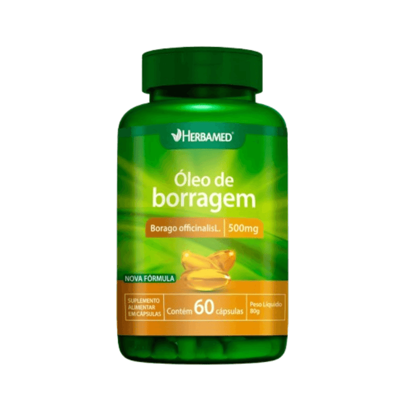 Óleo de borragem C/60 Cápsulas - Herbamed