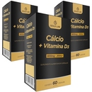 Kit C/3 Cálcio + Vitamina D3 C/60 Cápsulas - Gold Lab
