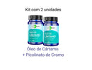Kit C/2 Óleo de Cartamo + Picolinato Cromo C/60 Cápsulas - Qauly Nutri