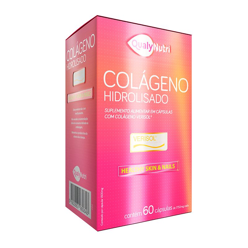 Colágeno Hidrolisado Verisol C/60 Cápsulas - Qualy Nutri