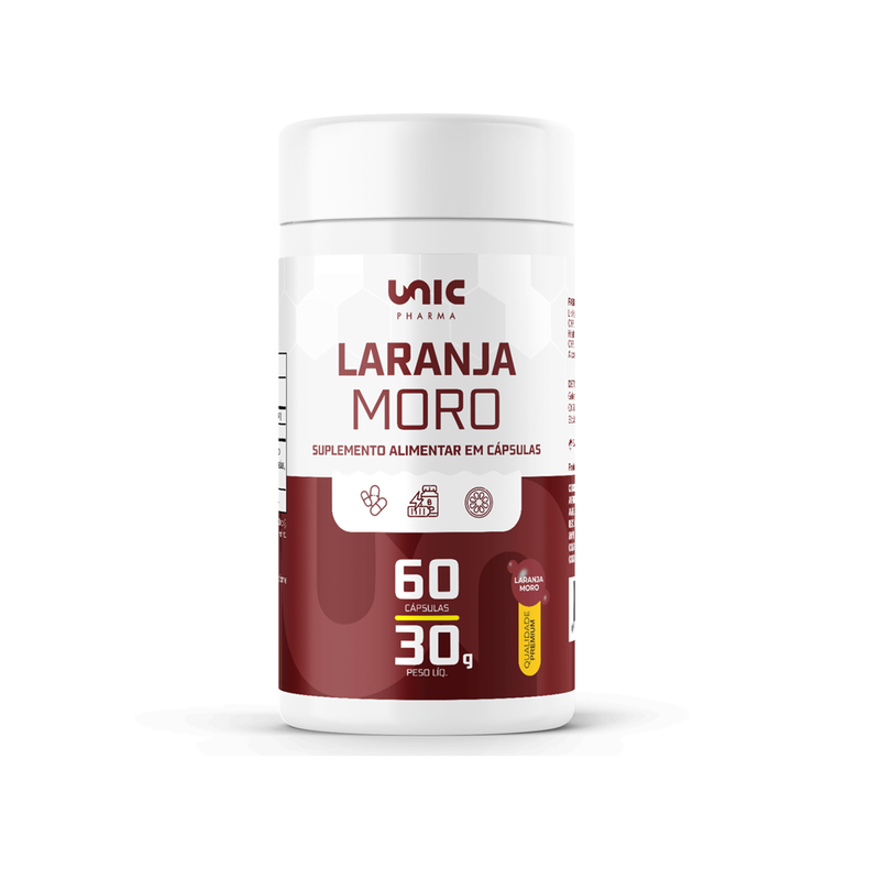 Laranja Moro 60 Cápsulas Unic Pharma