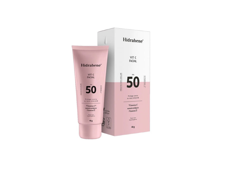 Hidrabene Vit C Facial FPS50 Protetor Solar Rugas 40G