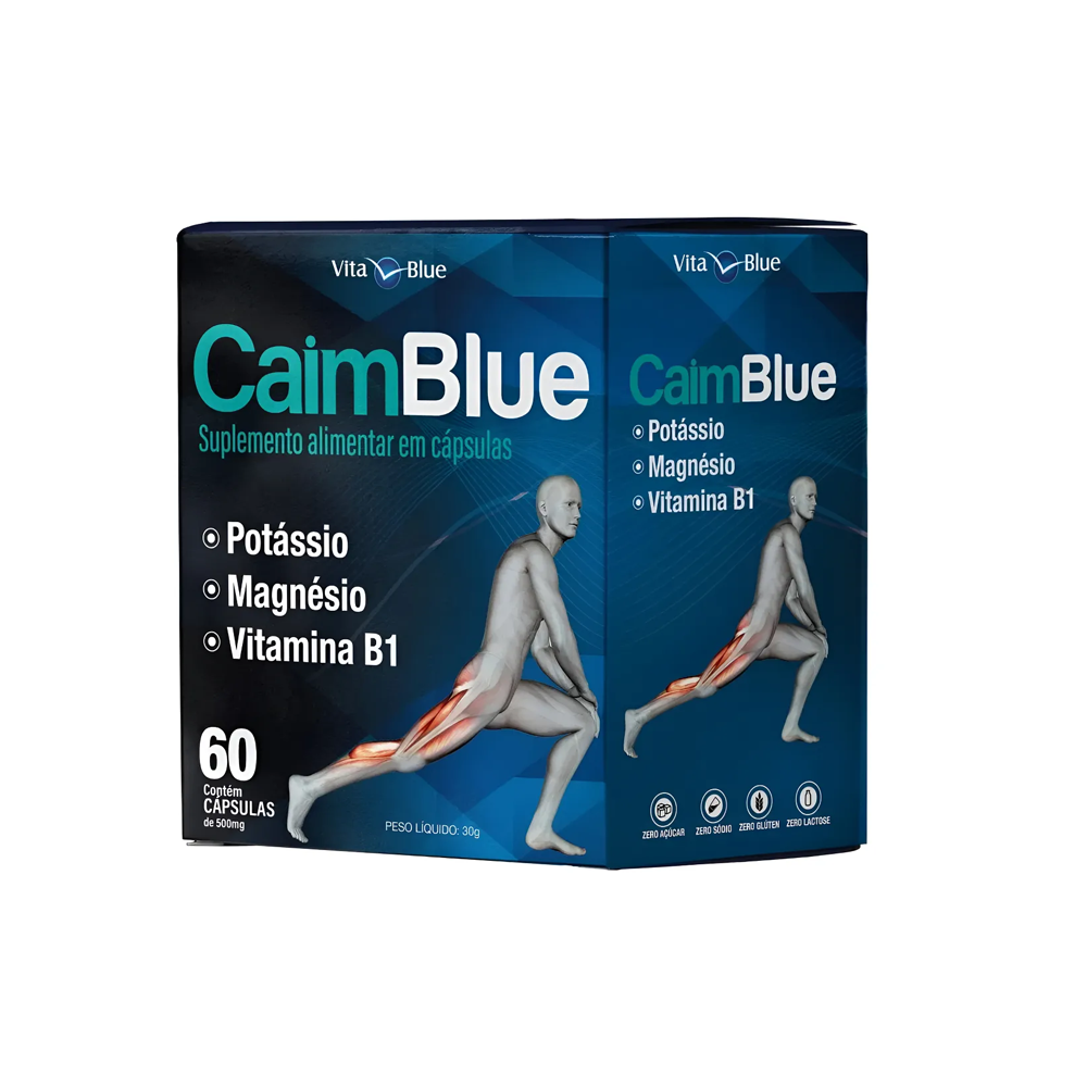 Caim Blue 500mg C/60 Cápsulas - Vita Blue