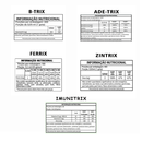 Kit Vitaminas Infantil Flora Nativa ADE-Trix, Ferrix, B-Trix, Zintrix e ImuniTrix