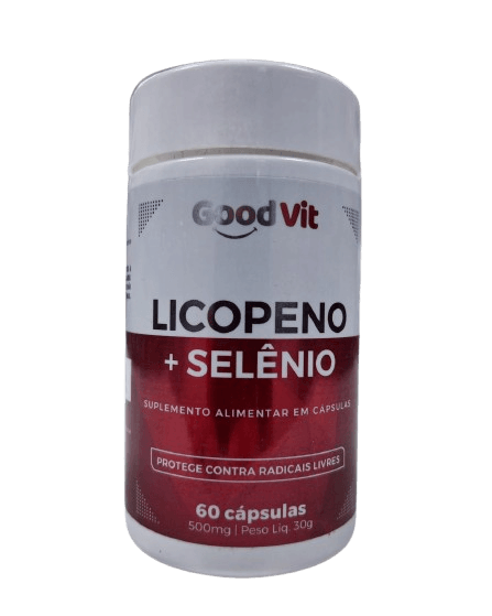 Licopeno + Selênio 500mg C/60 Cápsulas - Good Vit
