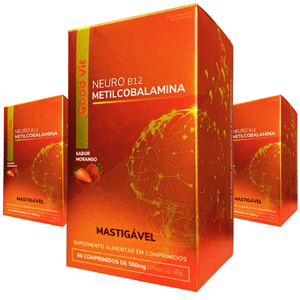 Kit 3 Caixas Neuro B12 Metilcobalamina 60 Comprimidos Good Vit