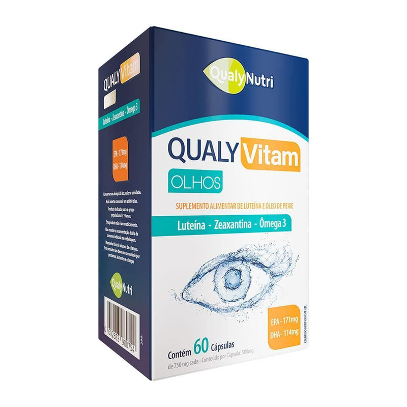 Qualy Vitam Olhos C/60 Cápsulas - QualyNutri