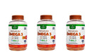 Kit C/3 Ômega 3 C/180 Cápsulas - Equilíbrio Vita