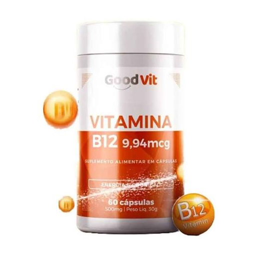 Vitamina B12 Energia Nervos com 60 Cápsulas Good Vit