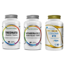 Kit Vitamina B12 + Treonato + Coenzima Q10 - Flora Nativa