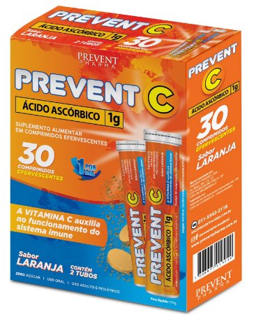 Prevent C Efervescente 30 Comprimidos - Prevent Pharma