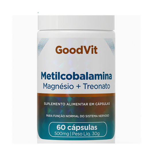 Metilcobalamina Mag + Treo B12 Plus C/60 Cápsulas - Good Vit