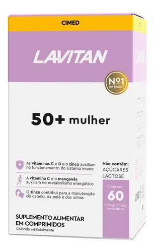 Lavitan 50+ Mulher C/60 Comprimidos