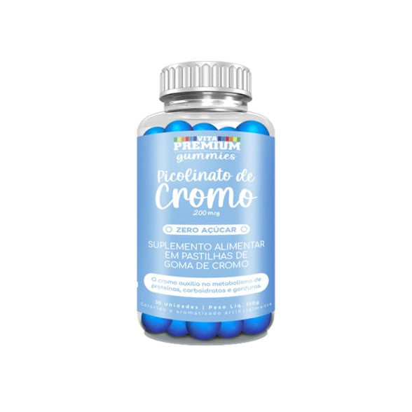 Picolinato De Cromo 250Mcg C/30Gomas - Vita Premium
