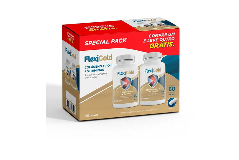 Flexigold Colágeno Tipo II C/60 Cápsulas