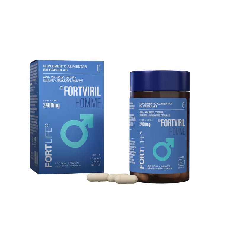 FortViril Homme 2400mg 60 Cápsulas - FortLife