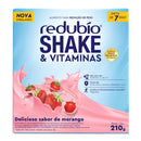 Redubío Shake & Vitaminas Sabor Morango 210g