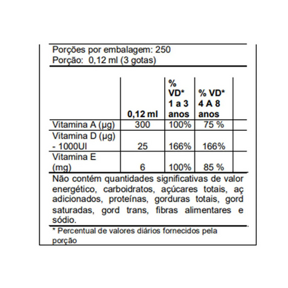 ADE-TRIX Vitamina A D e E Solução 30ml Morango