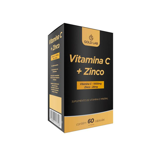Vitamina C + Zinco C/60 Cápsulas - Gold Lab