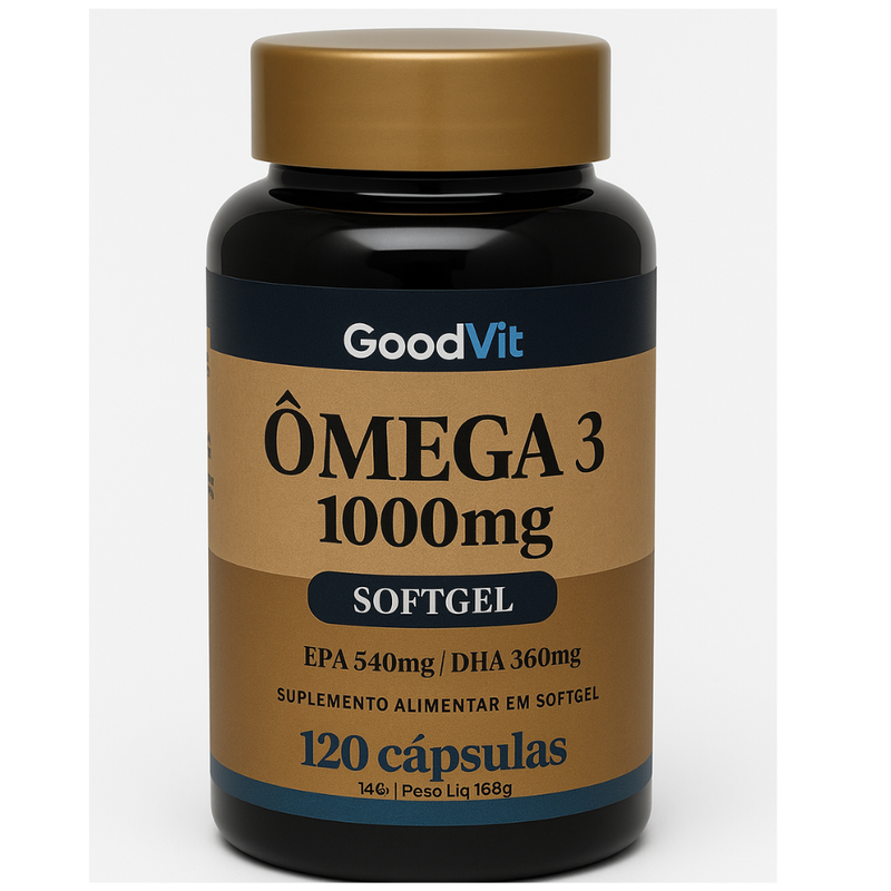 Ômega 3 1000mg C/120 Cápsulas - Good Vit