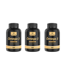 Kit C/3 Ômega 3 C/120 Cápsulas - Gold Lab
