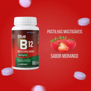 Blue B12 60 Comprimidos Mastigáveis Morango Vita Blue