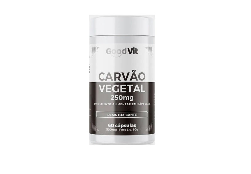 Carvão Vegetal 250mg C/60 Cápsulas - Good Vit