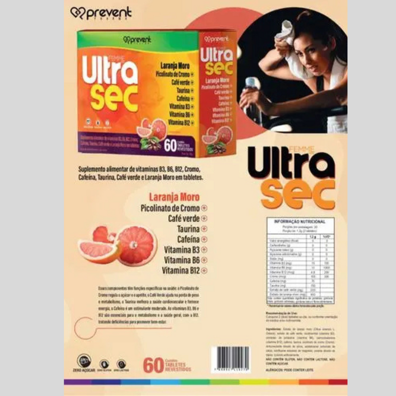 Ultrasec Laranja Moro C/60 Cápsulas - Prevent Pharma