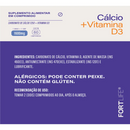 Cálcio + Vitamina D3 1600mg 60 Comprimidos Fortlife Sem Sabor