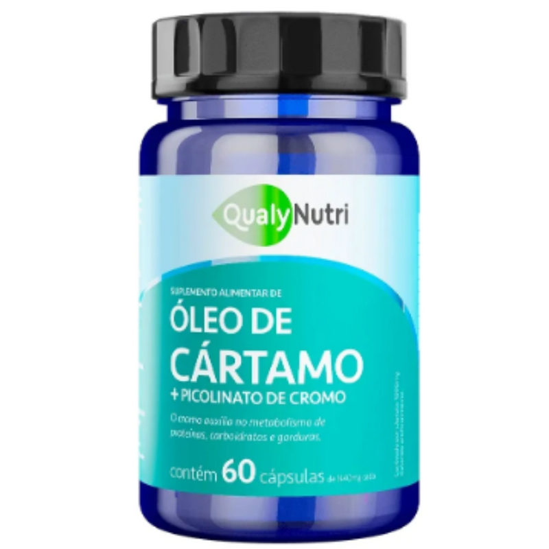 Óleo de Cártamo + Picolinato de Cromo C/60 Cápsulas - Qualy Nutri