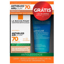 Kit Anthelios Airlicium Pele Clara FPS70 40g +Gel Limpeza Facial Effaclar 40G