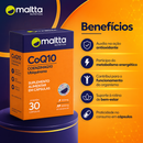 CoQ10 100mg Coenzima Q10 Ubiquinona 60 Cápsulas Maltta Nutrition