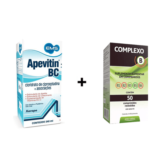 Apevitin BC 240ml + Complexo B 50 Comprimidos