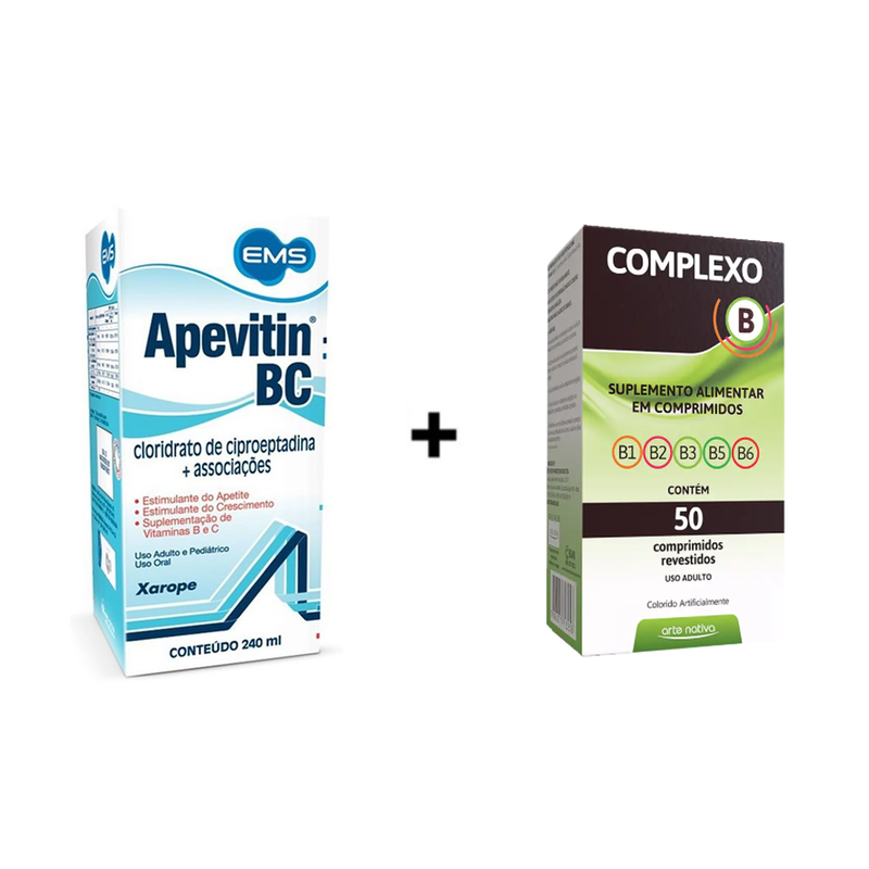 Apevitin BC 240ml + Complexo B 50 Comprimidos