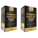 Kit C/2 Colágeno Hidrolisado +Vitamina C C/60 Cápsulas - Gold Lab