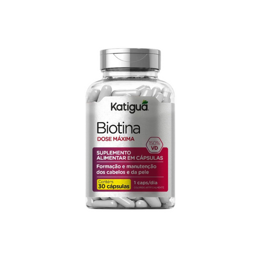 Biotina Dose Máxima C/30 Cápsulas - Katigua