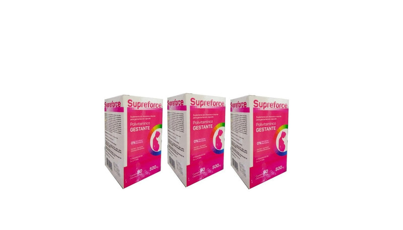 Kit C/3 Supreforce Gestante C/30 Cápsulas