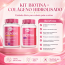 Kit Biotina + Colágeno Hidrolisado - Qualy Nutri