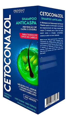 Shampoo Anticaspa Cetoconazol 100ml Prevent Pharma