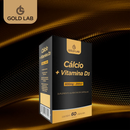 Kit C/2 Cálcio + Vitamina D3 C/60 Cápsulas - Gold Lab