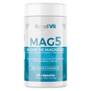 Kit C/3 Magnésio 5 Blend  500mg 60 Cápsulas Good Vit