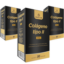 Kit 3 Colágeno Tipo II Articulações 30 Cápsulas Gold Lab