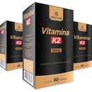 Kit C/3 Vitamina K2 Ossos Fortes 500mg 60 Cápsulas Gold Lab