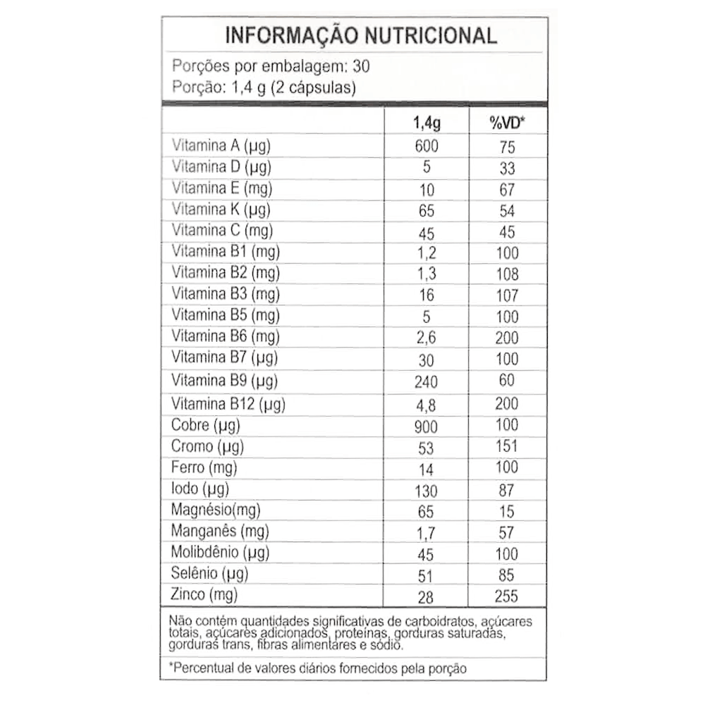 Testo Vital For Man 60 Cápsulas | Prevent Farma