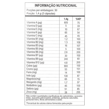 Testo Vital For Man 60 Cápsulas | Prevent Farma