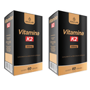Kit 2 Vitamina K2 Ossos Fortes 500mg 60 Cápsulas Gold Lab