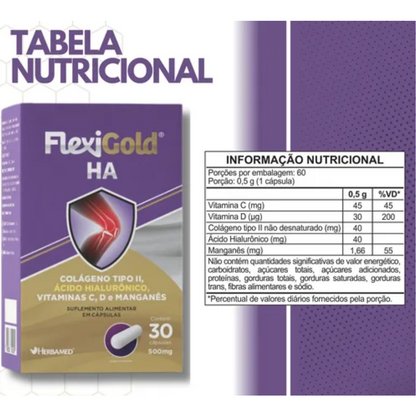 Flexigold HA C/30 Cápsulas - Herbamed
