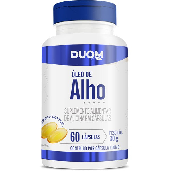 Óleo de Alho 500MG C/60 Cápsulas - Duom