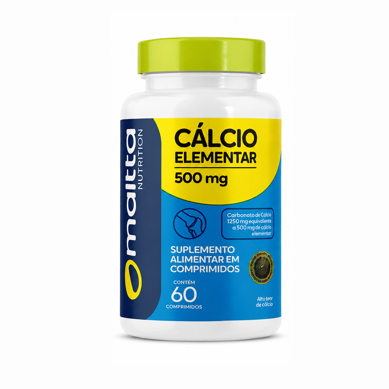 Cálcio Elementar Maltta 500mg
